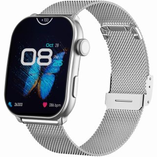 Smartwatch Damski Gravity GT28-9 Czarno-Srebrny + Bransoleta