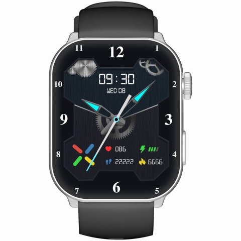 Smartwatch Damski Gravity GT28-9 Czarno-Srebrny + Bransoleta