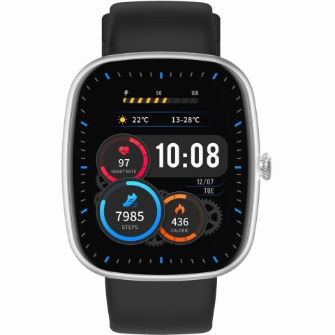 Smartwatch Męski GRAVITY GT18-4 Srebrny z dwoma paskami