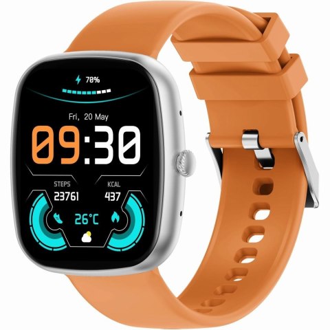 Smartwatch Męski GRAVITY GT18-4 Srebrny z dwoma paskami