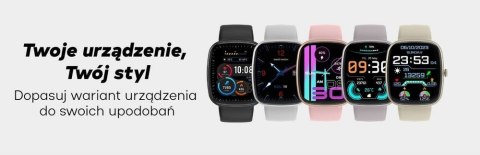 Smartwatch Męski GRAVITY GT18-4 Srebrny z dwoma paskami