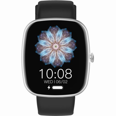 Smartwatch Męski GRAVITY GT18-6 Srebrny z dwoma paskami