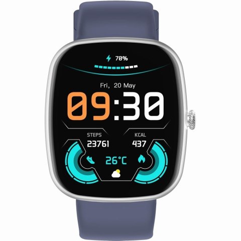 Smartwatch Męski GRAVITY GT18-6 Srebrny z dwoma paskami