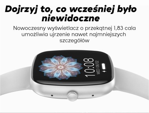 Smartwatch Męski GRAVITY GT18-6 Srebrny z dwoma paskami