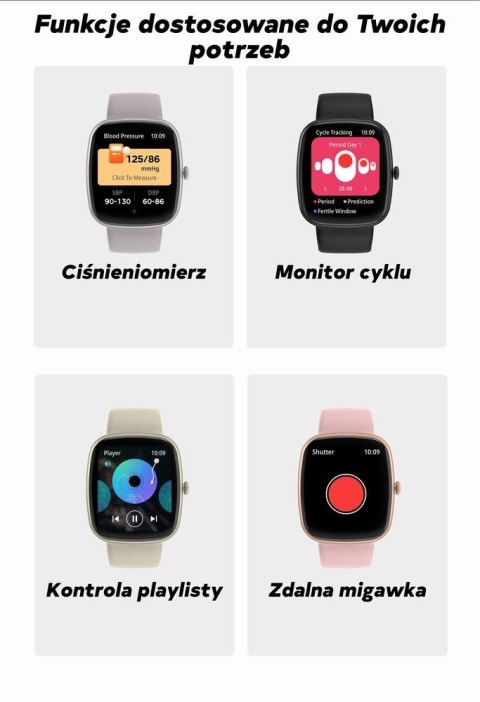 Smartwatch Męski GRAVITY GT18-6 Srebrny z dwoma paskami