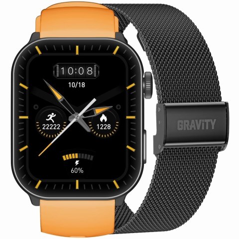 Smartwatch Męski GRAVITY GT28-2 Pasek i Bransoleta
