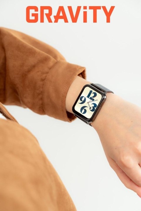 Smartwatch Gravity GT17-8 Biało-Czarny z 2 paskami