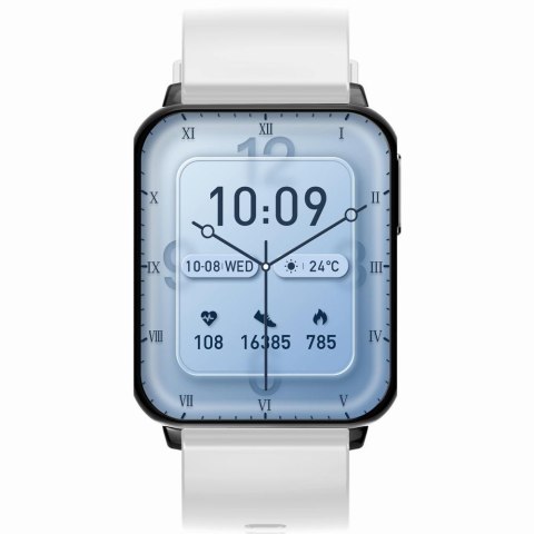 Smartwatch Gravity GT17-8 Biało-Czarny z 2 paskami