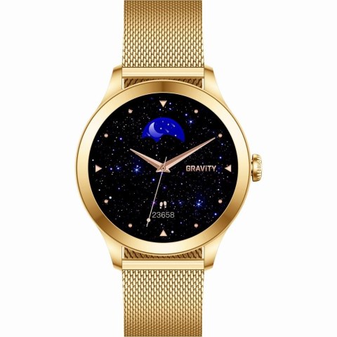 Smartwatch Gravity GT25-2 PRO Biało-Złoty 2 paski