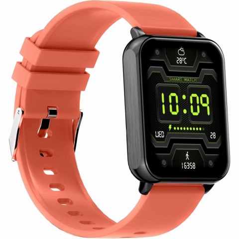 Smartwatch Gravity GT17-10 Czerwono-Czarny 2 Paski