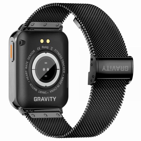 Smartwatch Gravity GT17-9 Granatowo-Czarny - 2 Paski