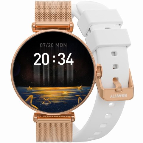 Smartwatch Gravity GT26-2 Różowe Złoto z 2 paskami