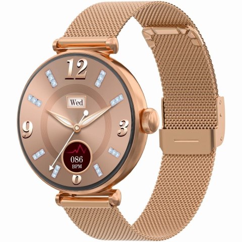 Smartwatch Gravity GT26-2 Różowe Złoto z 2 paskami