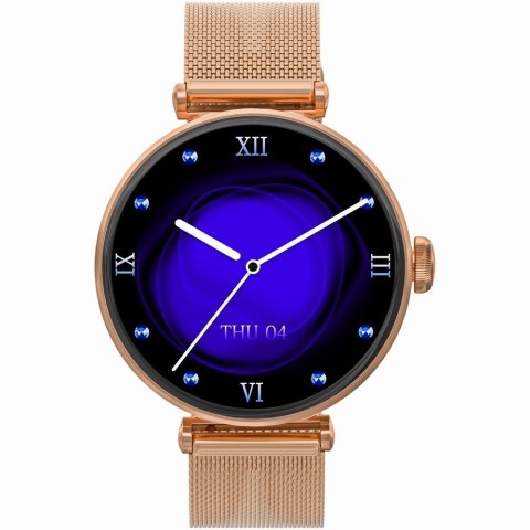 Smartwatch Gravity GT26-2 Różowe Złoto z 2 paskami
