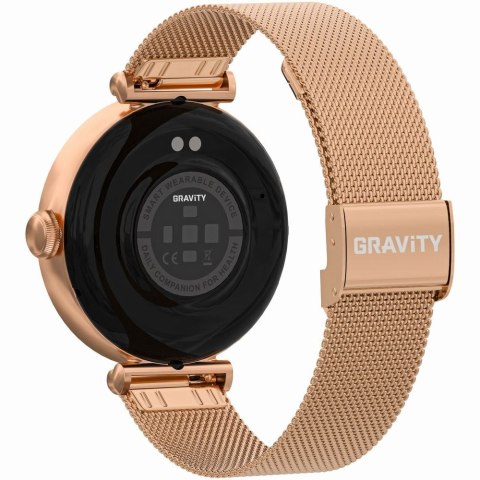 Smartwatch Gravity GT26-2 Różowe Złoto z 2 paskami