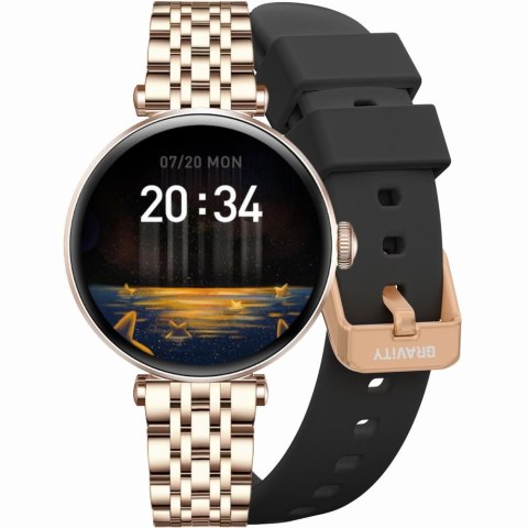 Smartwatch Gravity GT26-6 Różowe Złoto z 2 Paskami