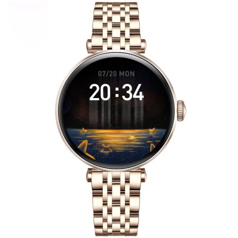 Smartwatch Gravity GT26-6 Różowe Złoto z 2 Paskami
