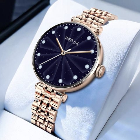 Smartwatch Gravity GT26-6 Różowe Złoto z 2 Paskami
