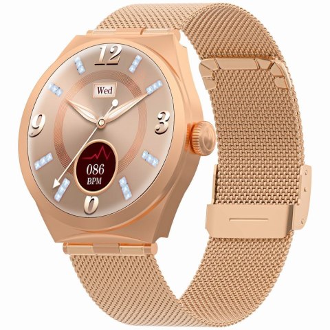Smartwatch Gravity GT25-1 Różowe Złoto
