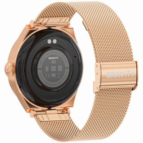 Smartwatch Gravity GT25-1 Różowe Złoto
