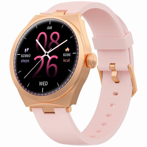 Smartwatch Gravity GT25-2 Różowe Złoto - Stylowy