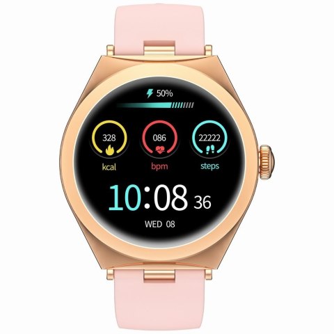 Smartwatch Gravity GT25-2 Różowe Złoto - Stylowy