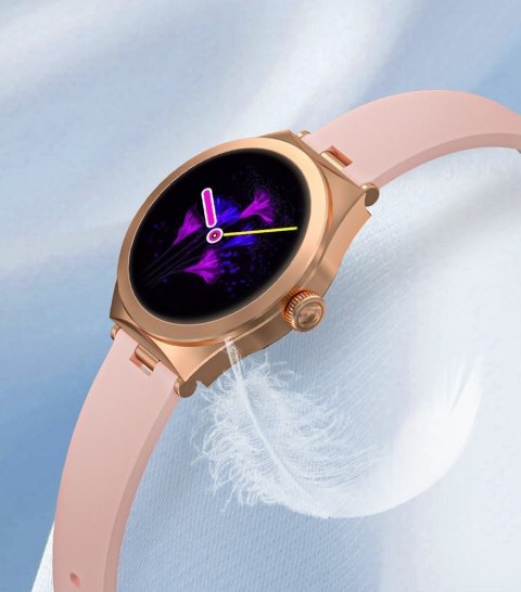 Smartwatch Gravity GT25-2 Różowe Złoto - Stylowy