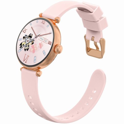 Smartwatch Gravity GT26-4 Różowe Złoto-Srebrny z 2 Paskami