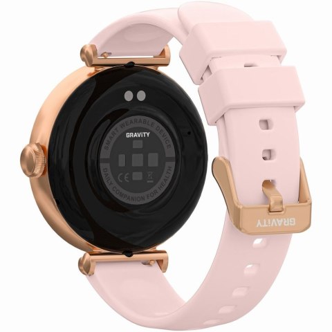 Smartwatch Gravity GT26-4 Różowe Złoto-Srebrny z 2 Paskami