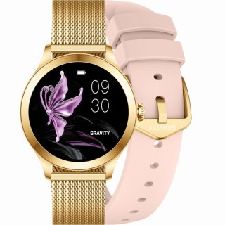 Smartwatch Gravity GT25-1 PRO Różowe Złoto + 2 Paski