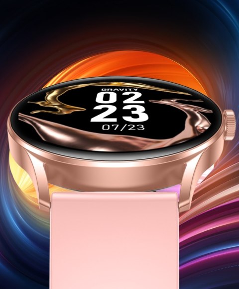 Smartwatch Gravity GT2-1 PRO Różowy - Elegancja i Funkcjonalność