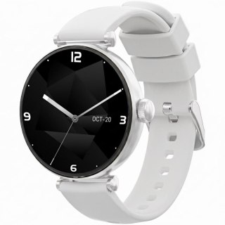 Smartwatch Gravity GT26-8 Srebrno-Biały - 2 Paski w Zestawie
