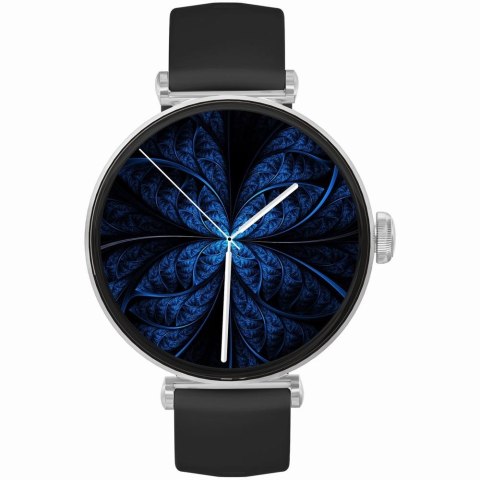 Smartwatch Gravity GT26-9 Srebrno-Czarny - 2 Paski w Zestawie