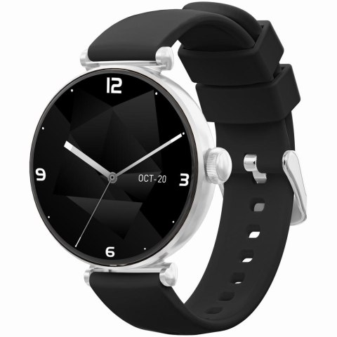 Smartwatch Gravity GT26-5 Srebrny z 2 Paskami (Silikon i Stal)
