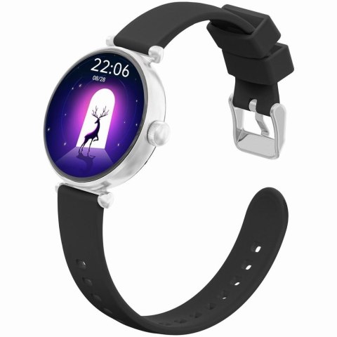 Smartwatch Gravity GT26-5 Srebrny z 2 Paskami (Silikon i Stal)