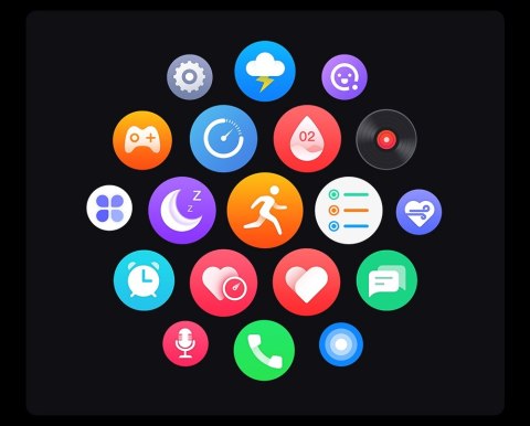 Smartwatch Gravity GT2-3 PRO Różowe Złoto - Szary Pasek
