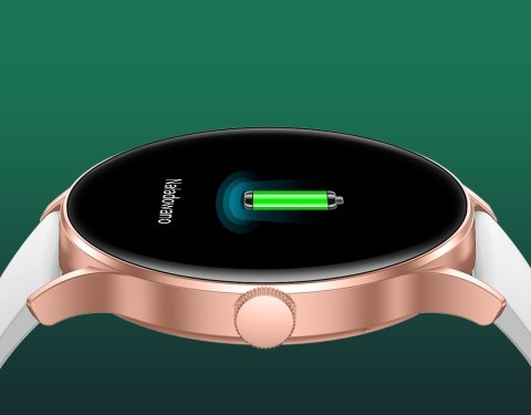 Smartwatch Gravity GT2-3 PRO Różowe Złoto - Szary Pasek