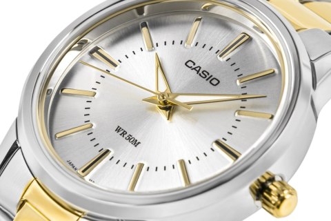 Damski Zegarek CASIO LTP-1303SG-7AVDF Srebrno-Złoty