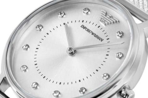 Zegarek Damski Emporio Armani Kappa AR11128 Srebrny