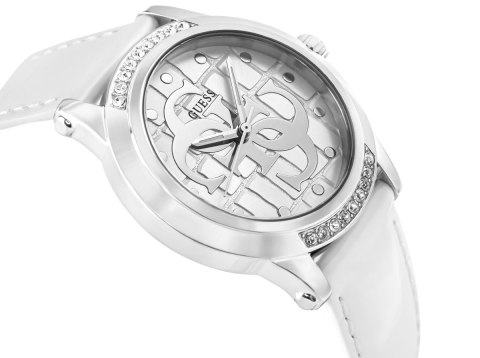 Zegarek Damski Guess Annette GW0860L3 Srebrny ze skórzanym paskiem