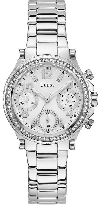 Zegarek Damski Guess Cosmic GW0590L1 Srebrny