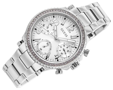 Zegarek Damski Guess Cosmic GW0590L1 Srebrny