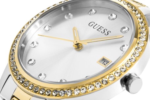 Zegarek damski Guess Heartless GW0725L1 - dwukolorowy szyk
