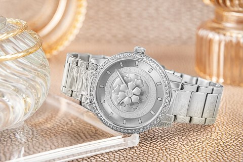 Zegarek damski Guess Petal GW0747L1 - srebrna nowoczesność