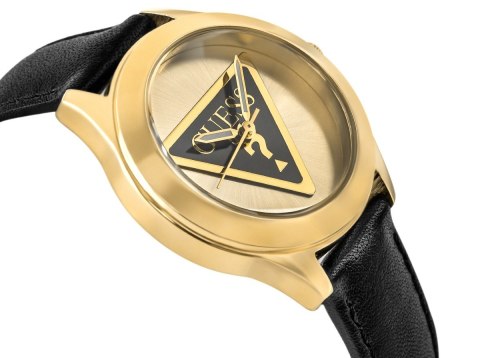 Zegarek damski Guess Tri Plaque GW0744L2 - złoty klasyk