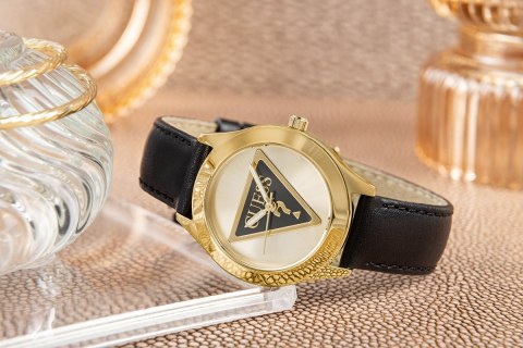 Zegarek damski Guess Tri Plaque GW0744L2 - złoty klasyk