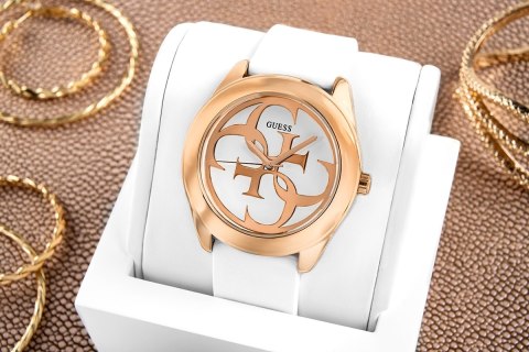 Zegarek damski Guess Twist W0911L5 - różowe złoto i biel