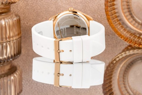 Zegarek damski Guess Twist W0911L5 - różowe złoto i biel