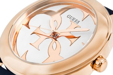 Zegarek damski Guess Twist W0911L6 - granat i różowe złoto