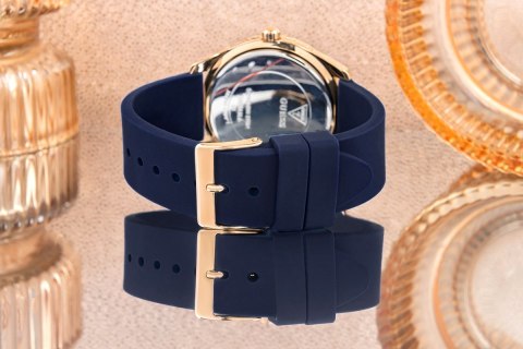 Zegarek damski Guess Twist W0911L6 - granat i różowe złoto